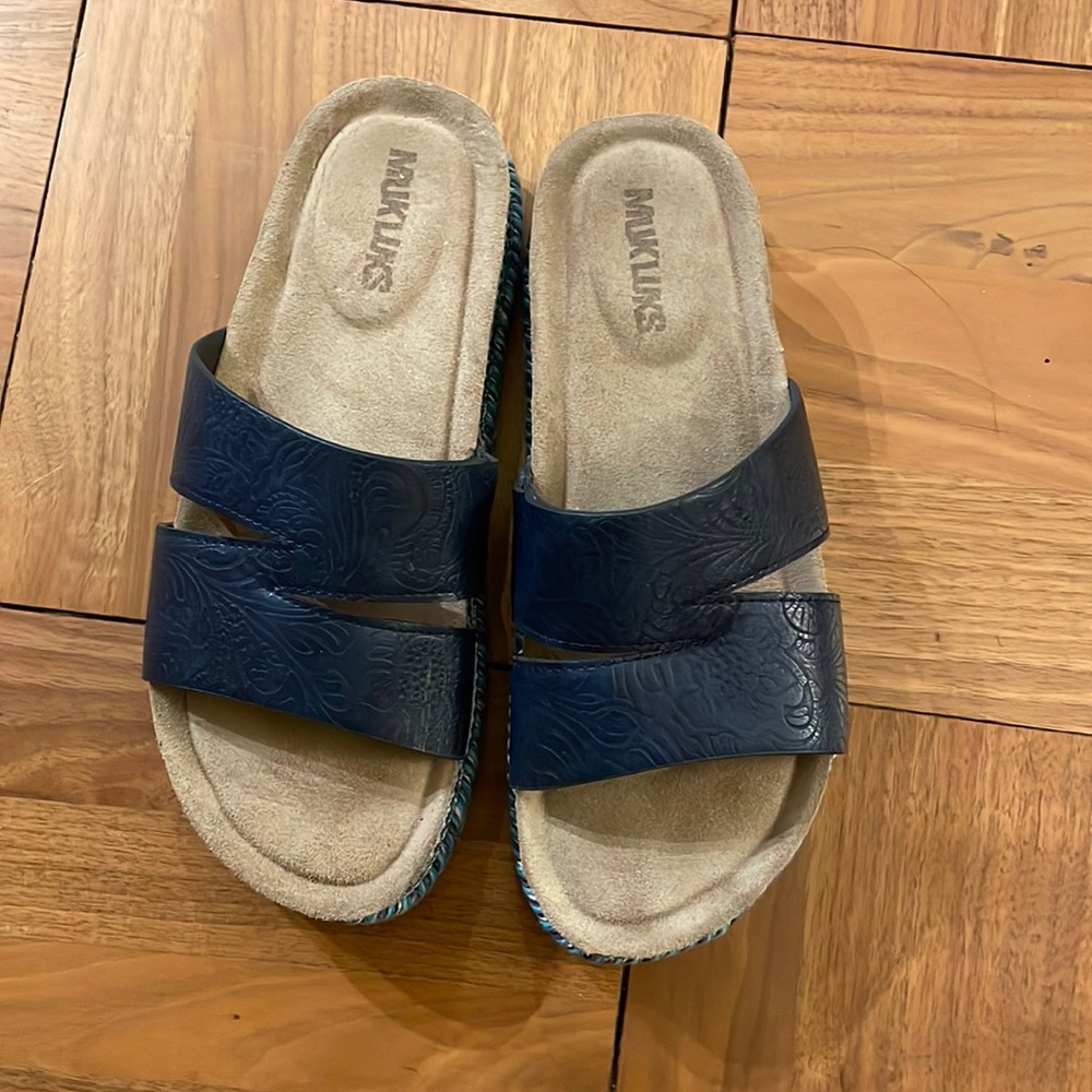 Beach Blanket Platform Beach Sandal by Muk Luks